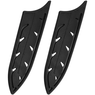 sourcing map 2Stk Messer Schutzhüllen Schneidenschutz für Messer für 6" Keramik Messer Schneide Klingenschutz Universal Messerscheide für Küche Schwarz