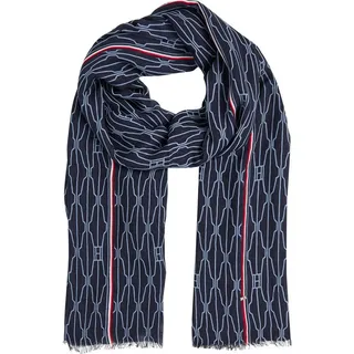 Tommy Hilfiger Modeschal »ESSENTIAL FLAG SCARF«, blau