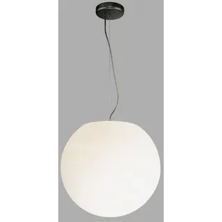 Kugel Hängeleuchte in Weiß Ø30cm 1x E27 Ball-Leuchte