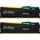 FURY Beast RGB DDR5 6000MT/s 32GB Kit (2x16GB) CL30 Schwarz