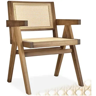 Tectake Armlehnstuhl Rattan beige