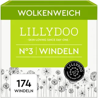 LILLYDOO Baby Windeln Gr. 3 (6+ kg) 174 St.