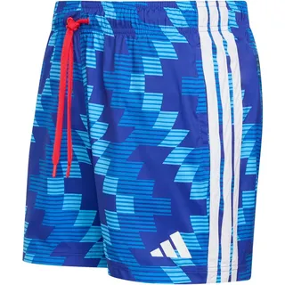 adidas Badeshorts Football-Inspired Graphic Semi Blue Burst/White L