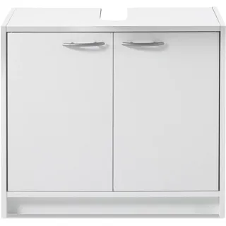 Stella Trading Waschbeckenunterschrank 63 x 55 x 29 cm Weiß matt