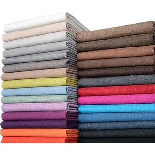 Sitzkissen Bankovertrek - Ersatzbezug für Sitzkissen - 1 Stück - Dunkelgrau - Leinen - 80 x 40 x 3 cm