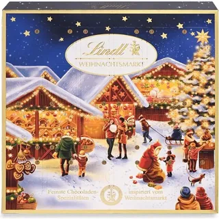 Lindt Adventskalender Weihnachtsmarkt Tisch 115g 78621