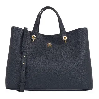 Tommy Hilfiger für Damen. AW0AW15177 Marinefarbene Umhängetasche (OSFA), Blau, Lässig, Polyurethan