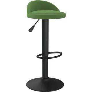 vidaXL Barhocker Dunkelgrün Samt - Grün