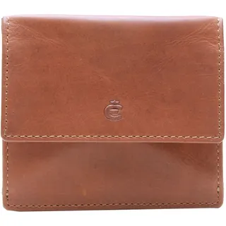 Esquire Leder Wiener Schachtel Dallas Wiener Wallet Brown braun - Braun