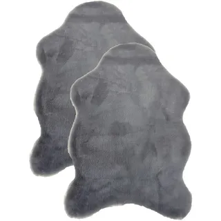 Astra Elda Fellteppich 40 x 60 cm Grau
