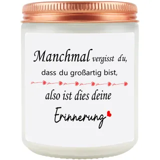 ORYCOOL Geschenke für Frauen – Lavendel-Duftkerze 220g, handgefertigt aus 100% Sojawachs, Geschenkidee für Mama, Schwester, Beste Freundin (EverydayGifts)