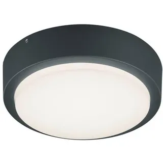 AUßENDECKENLEUCHTE , Anthrazit, Weiß , Metall, Kunststoff , 5.5 cm , Lampen & Leuchten, Leuchtenserien