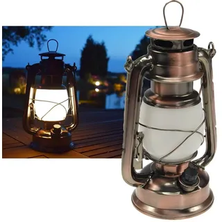 ChiliTec LED-Petroleum-Laterne “CT-CL Copper“, dimmbar,