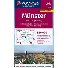 KOMPASS Fahrradkarte Münster und Umgebung 1:50.000