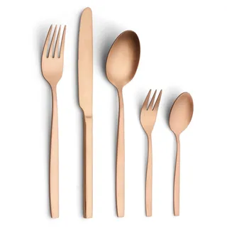 Echtwerk Tafelbesteck 'Tavira' 30tlg, Farbe:Bronze - Bronze