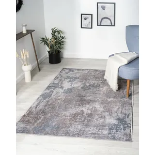 Myflair Avery Outdoorteppich 120 x 180 cm Blau/Braun/Grau