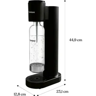 Sodapop Wassersprudler schwarz