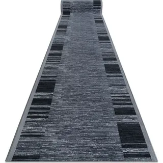 RugsX Läufer Antirutsch adagio grau grey 100x300 cm