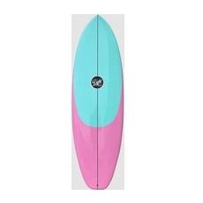 Light Hybrid Mint - Epoxy - Future 5'10 Surfboard uni, Uni