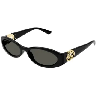 GUCCI Damen Hailey Sonnenbrille, Schwarz, 54 mm