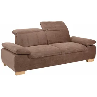 Home Affaire Couch Kunstleder 3-Sitzer Braun