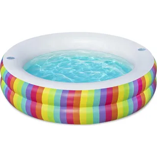 BESTWAY Family Pool Rainbow Dreams Baby-Pool Ø 206 x 51 cm (54443)