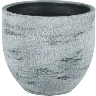 Pflanztopf Keramik Ø 14 cm H 12 cm dunkelgrau