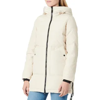 VERO MODA Damen Vmoslo Noos 3/4 Down Jacket Daunenjacke, Oatmeal, XL EU