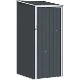 vidaXL Gerätehaus ohne Boden Geräteschuppen Garten Schuppen Gartenhaus Gartenschrank Geräteschrank Anthrazit 87x98x159cm Verzinkter Stahl