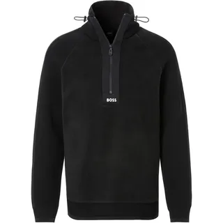 Boss Green V-Ausschnitt-Pullover »Zartic«, mit Reißverschluss BOSS GREEN Black001 S