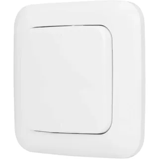 smartwares Funk-Wandschalter mit Batterie 30 m Weiß