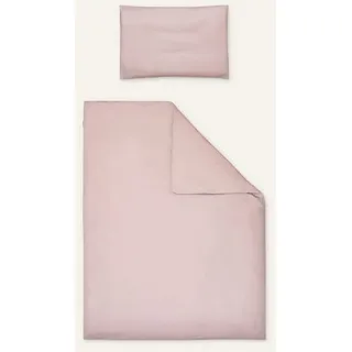 Ehrenkind Ehrenkind® Bettwäsche-Set Feinbiber | 100% Bio-Baumwolle | Standard 100 by Oeko-TEX | 100x135cm + 40x60cm Rose | Bettwäsche 135x100