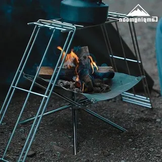 Portable Gasgrill für Outdoor, Camping, Garten, Picknick, rohrlose Gasgrill, leicht zu transportieren, metallisch, für den Garten, Camping, Picknick