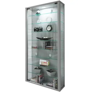 VCM my home Vitrosa Maxi silber 8 Fachböden