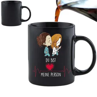 Acen Merchandise Tasse mit farbwechsel spruch, Du bist meine Person, Krankenschwester tasse, krankenschwester geschenke tasse,Geschenk für Krankenhaus Schwestern Spruch Becher Geburtstag Weihnachten