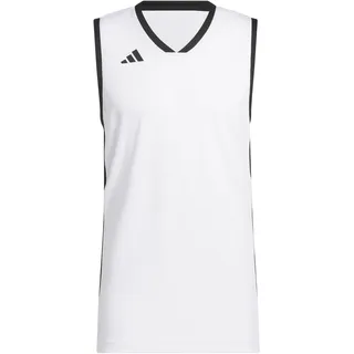 adidas Herren Mens Pulse Speed Bball Jersey Shirt, White/Black, L