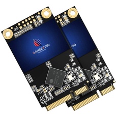 Gamerking SSD mSATA 240 GB wewnętrzny zintegrowany dysk twardy Solid State o wysokiej wydajności do laptopów stacjonarnych, w tym SSD (240 GB, 2 jednostki)