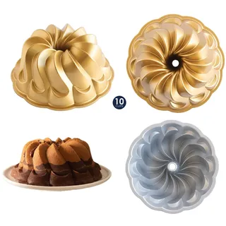Nordic Ware Pirouette Pfanne: Kuchenform Kegelbund Cake 10 Tassen (2,36) cm.22
