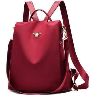 SPEEDEVE Damen Rucksack wasserdichte Anti-Diebstahl Schultertasche,8864-Rot