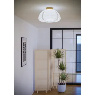 EGLO Summerhill 1-fach rund braun weiß