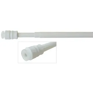 Gerster Klemmstange Ø 10 mm ausdrehbar für Scheibengardinen, weiß