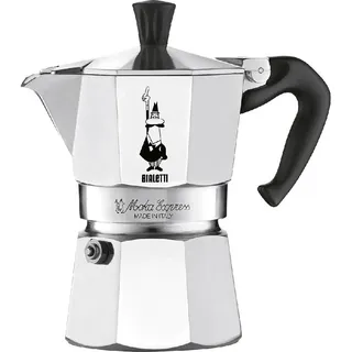 Bialetti Moka Express 0,09 l 2 Tassen Silber