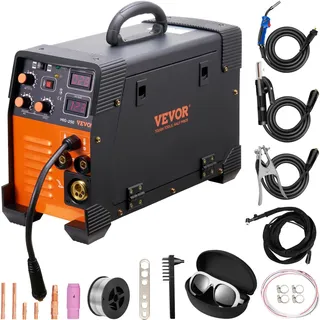 Vevor MIG/MMA/TIG 3 in 1 Schweißgerät 50–250A (0,6 mm & 0,8 mm & 1 mm) IGBT-Technologie