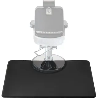 Salonbodenmatte, ergonomisches Design, wasserdicht, rutschfest, schwarz