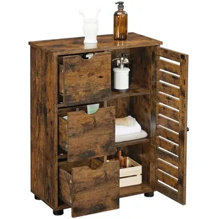 VASAGLE Badschrank braun 60,0 x 30,0 x 80,0 cm