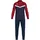 Trainingsanzug marine/chili rot 128