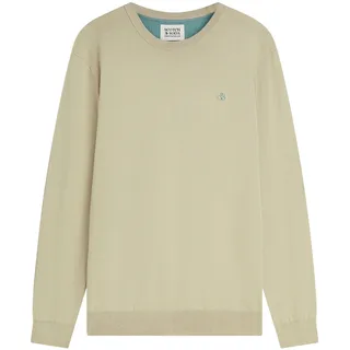 Scotch & Soda Sweatshirt "Strickpullover Core Viskose Pullover", beige