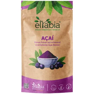 Acai Pulver 1kg in Rohkost-Qualität | 100% rein ohne Zusatzstoffe und Vegan | Acaibeeren Pulver ideal für Bowl Smoothie Müsli Saft Sorbet