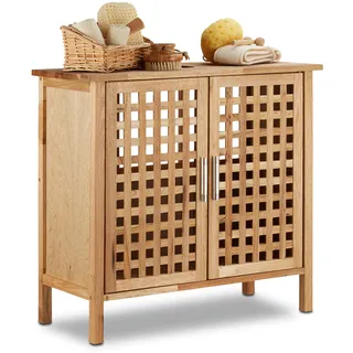 Relaxdays Waschbeckenunterschrank 61 x 66 x 29 cm Bronze