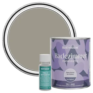 Rust-Oleum wasserfeste braun Fliesenfarbe für Badezimmer in Hochglanz Finish - Trüffel 750ML